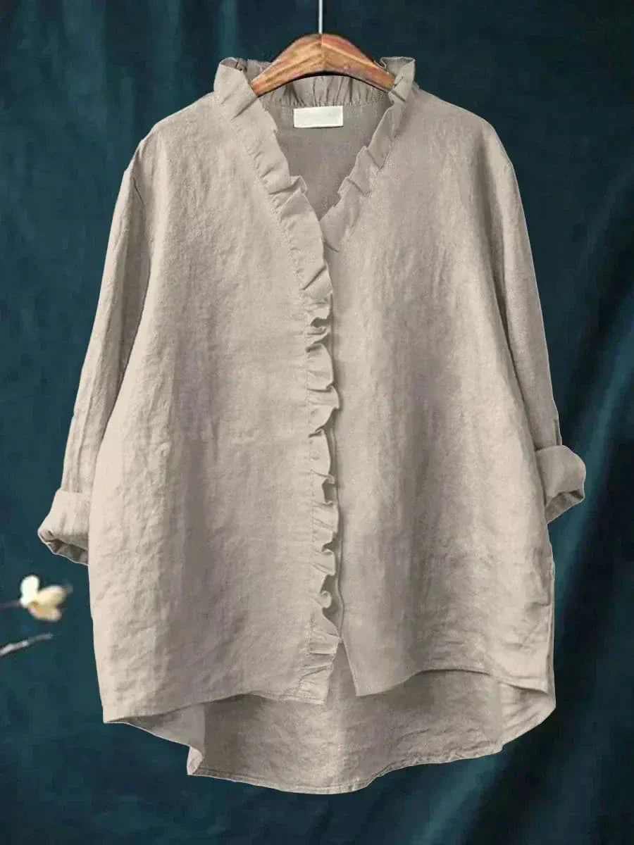 Célestine | Delicate Volant Blouse