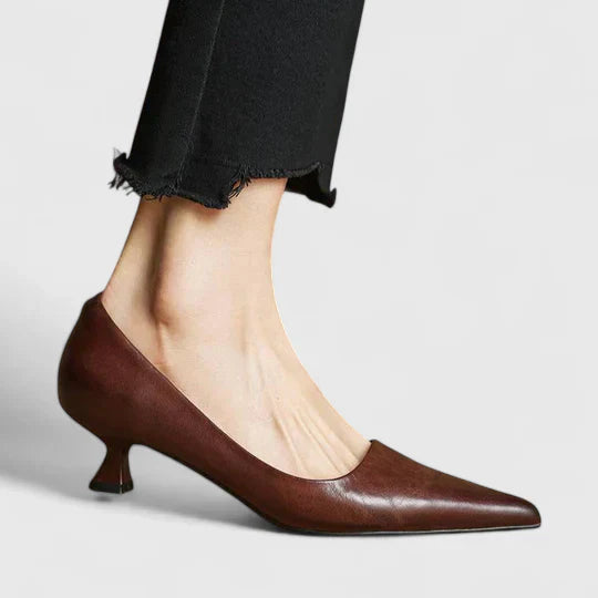 Elegante Orthopedische Echt Leren Hakken