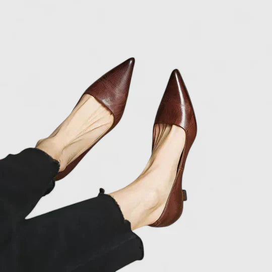 Elegante Orthopedische Echt Leren Hakken