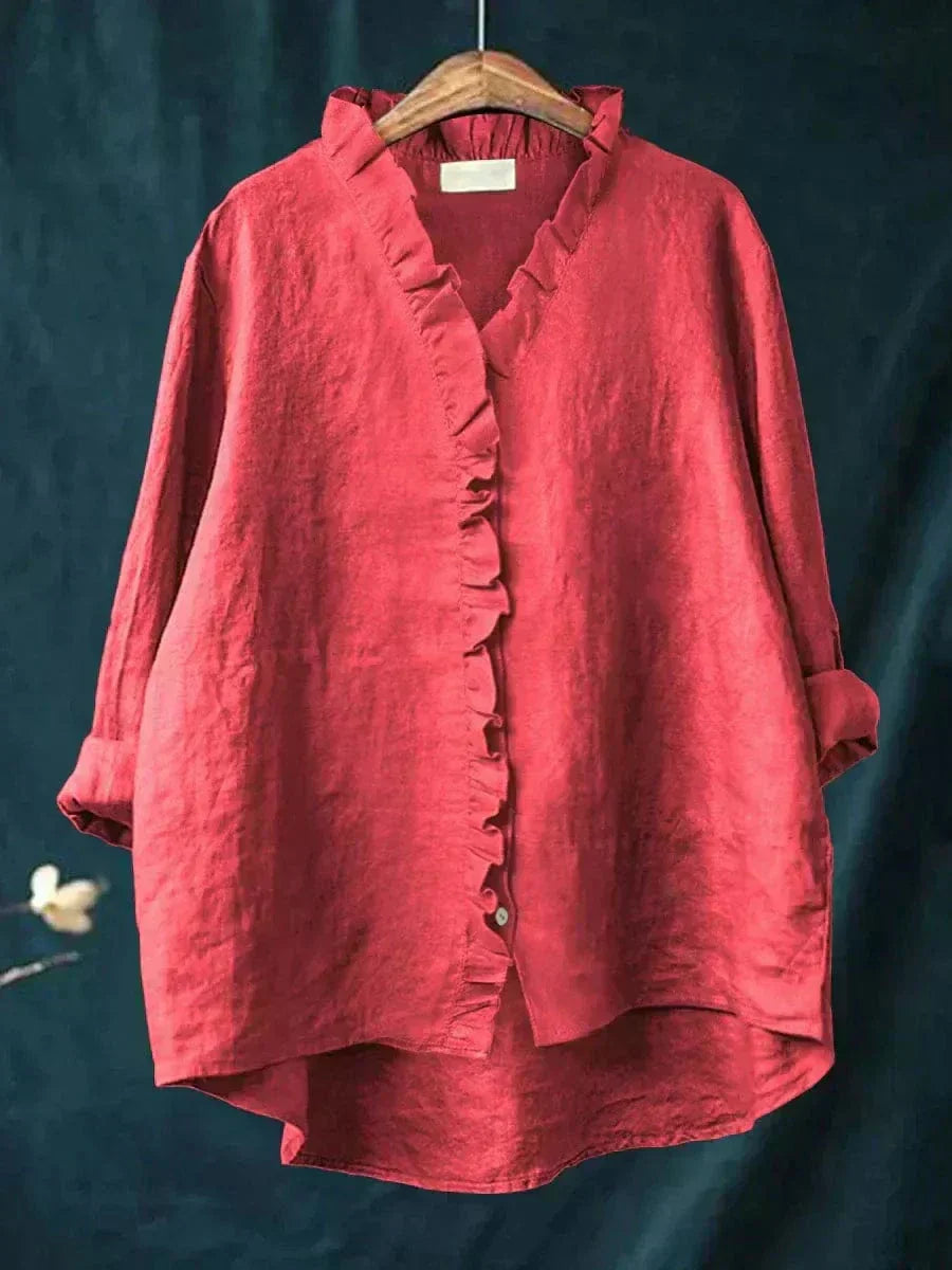 Célestine | Delicate Volant Blouse