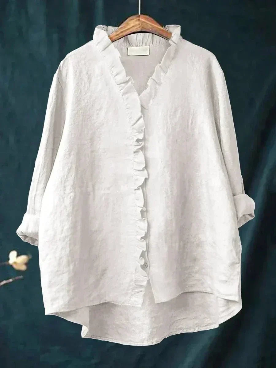 Célestine | Delicate Volant Blouse