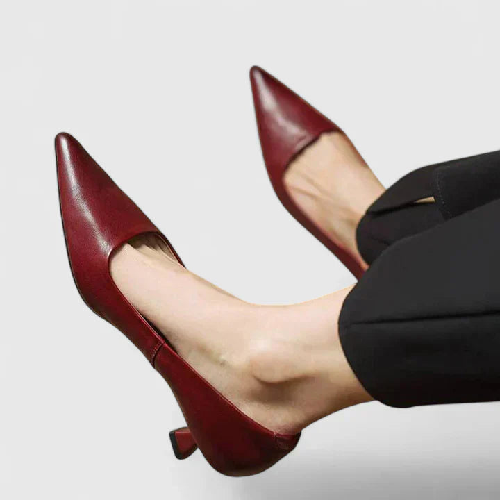 Elegante Orthopedische Echt Leren Hakken