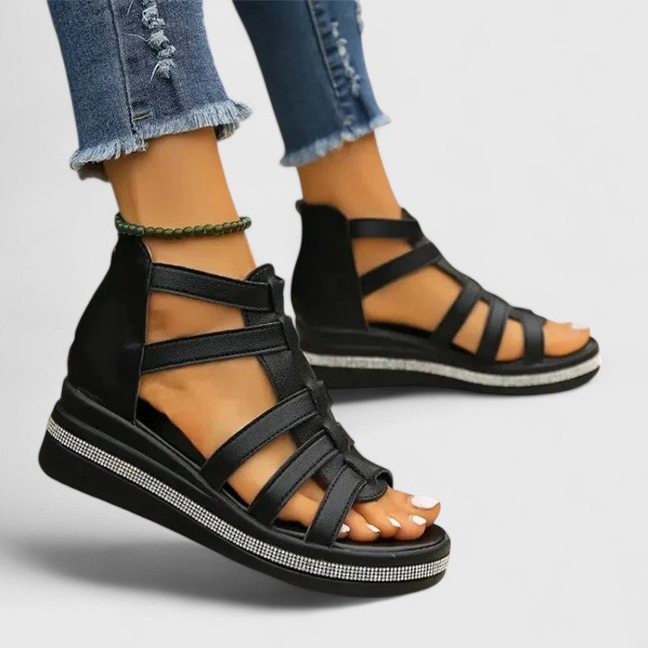 Kendall | Orthopedische Strass Sandalen