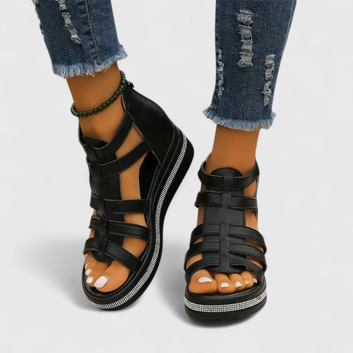 Kendall | Orthopedische Strass Sandalen