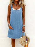 Lisa | Casual Denim Overall Jurk
