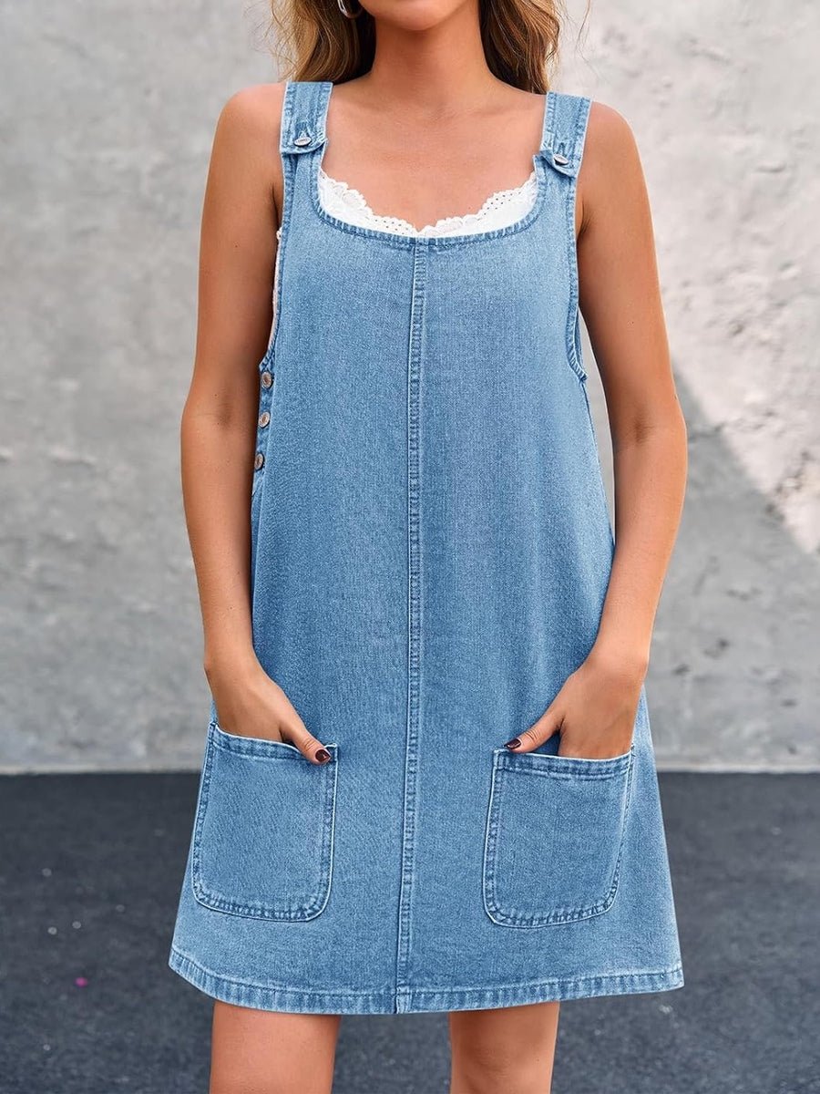 Lisa | Casual Denim Overall Jurk