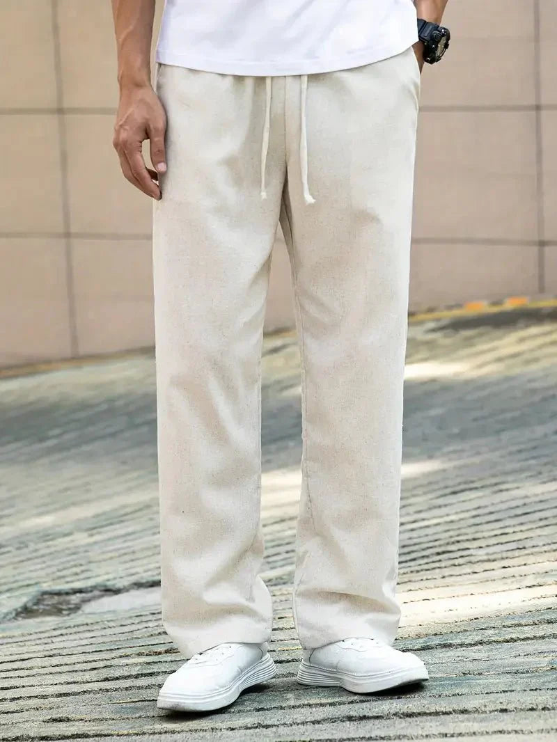 Valerio Casual Linnen Zomerbroek